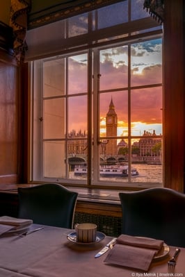 Picture of View of Big Ben from the Marriott Hotel County Hall - View of Big Ben from the Marriott Hotel County Hall