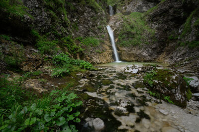 photography locations in Triglav National Park - Zapotok Waterfalls