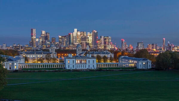 Morning Blue Hour from Greenwich Observatory