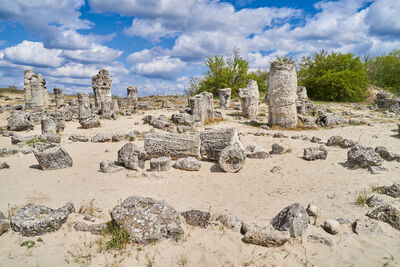 photos of Bulgaria - Pobiti Kamani (The Stone forest)