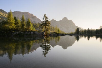 photography locations in The Dolomites - Le Vert (Green Lake) - Fanes