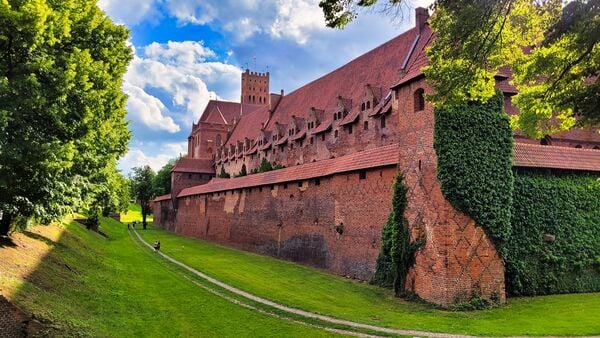 Gothic architecture: Malbork Castle is a classic example of Gothic brick-built castle complex in the unique style of the Teutonic Order. The castle is an architectural work of unique character, and many of the methods used by its builders in handling technical and artistic problems greatly influenced not only subsequent castles of the Teutonic Order, but also other Gothic buildings in a wide region of northeastern Europe