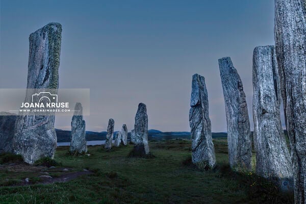 The Callanish Stones are a mysterious and awe-inspiring megalithic stone circle on the Isle of Lewis in the Outer Hebrides of Scotland.