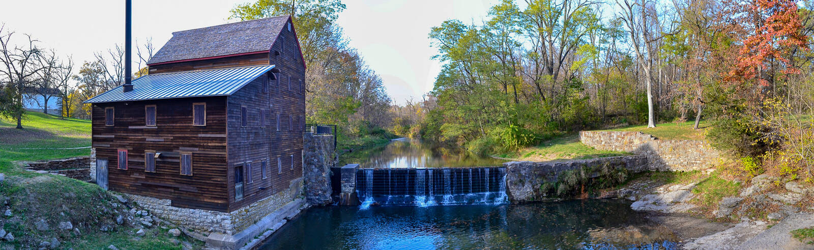 Image of Wild Cat Den State Park Grist Mill by John Johnson