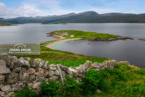 Ard Neakie Lime Kilns are old lime kilns, located on a scenic promontory that commands breathtaking views of Loch Eriboll.

