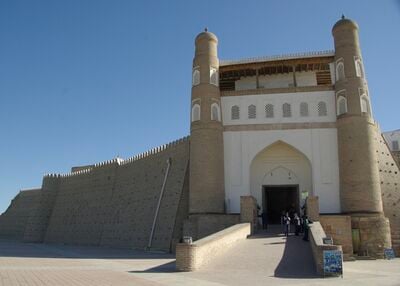 Uzbekistan photography locations - The Ark of Bukhara