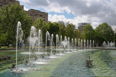 Romania photo locations - Piata Unirii Fountains