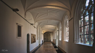 hallways of the abbey