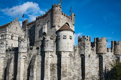 Belgium instagram spots - Gravensteen Castle