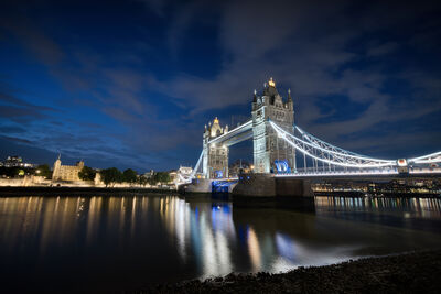 View of Tower Bridge from South Bank