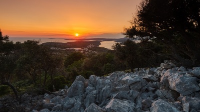 Primorje Gorski Kotar County instagram spots - Sunset Viewpoint -  Mali Lošinj