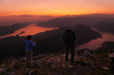 Picture of Bay of Kotor Sunset  - Bay of Kotor Sunset 