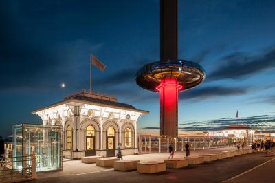 photo spots in Brighton & South Downs - View of the i360 Tower