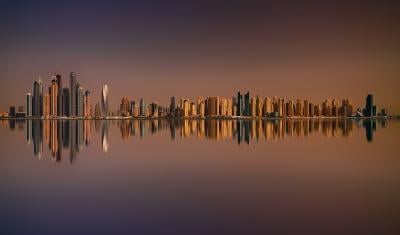pictures of Dubai - Palm Island - Marina View